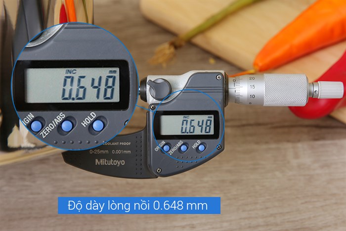 Nồi inox 304 3 đáy nắp inox 24 cm Fivestar N24-304OV Màu Bạc