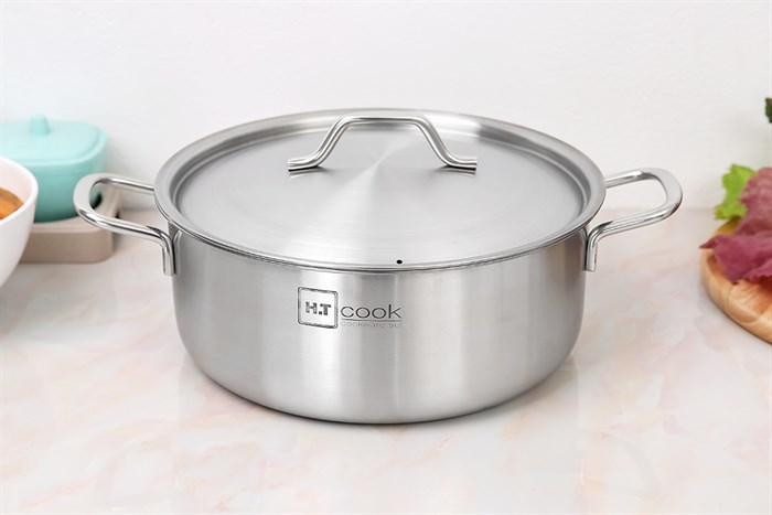 Bộ 3 nồi inox nắp inox Fivestar HT Cook HT-06DN Màu Bạc