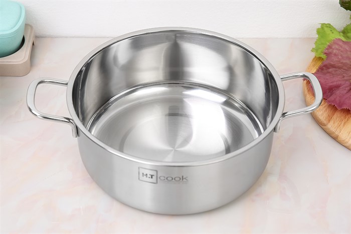 Bộ 3 nồi inox nắp inox Fivestar HT Cook HT-06DN Màu Bạc