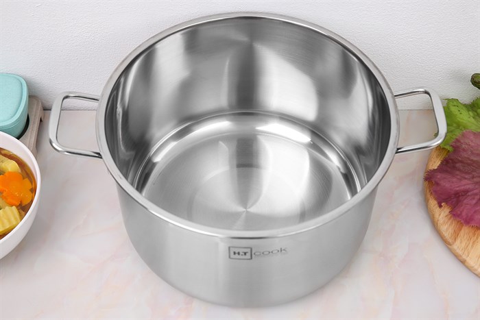 Bộ nồi xửng inox nắp kính 28 cm Fivestar HT Cook HTNX28001 Màu Bạc