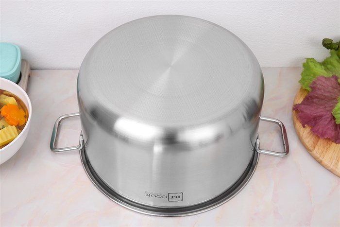 Bộ nồi xửng inox nắp kính 28 cm Fivestar HT Cook HTNX28001 Màu Bạc