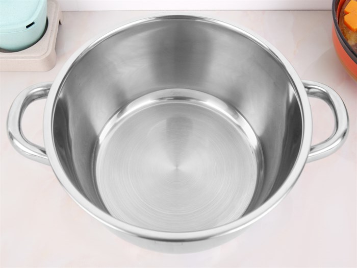 Nồi inox 3 đáy nắp inox 20 cm Fivestar FSN20001 Màu Inox