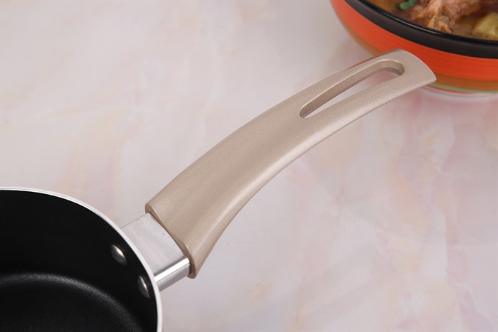 Bộ chảo quánh nhôm nắp kính 14 cm Smartcook Baby Star SM-611420LY Màu Vàng đồng