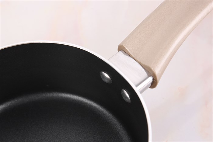 Bộ chảo quánh nhôm nắp kính 14 cm Smartcook Baby Star SM-611420LY Màu Vàng đồng