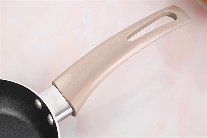 Bộ chảo quánh nhôm nắp kính 14 cm Smartcook Baby Star SM-611420LY Màu Vàng đồng