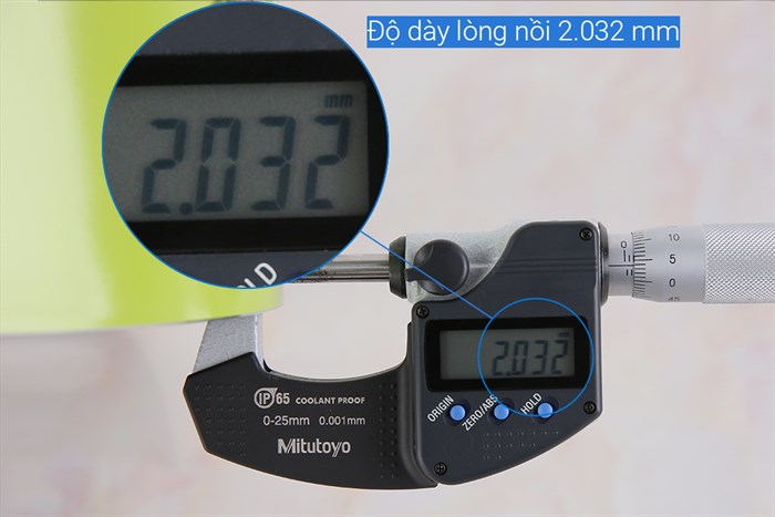 Bộ 3 nồi nhôm chống dính nắp kính Kangaroo KG993MX Màu Xanh lá