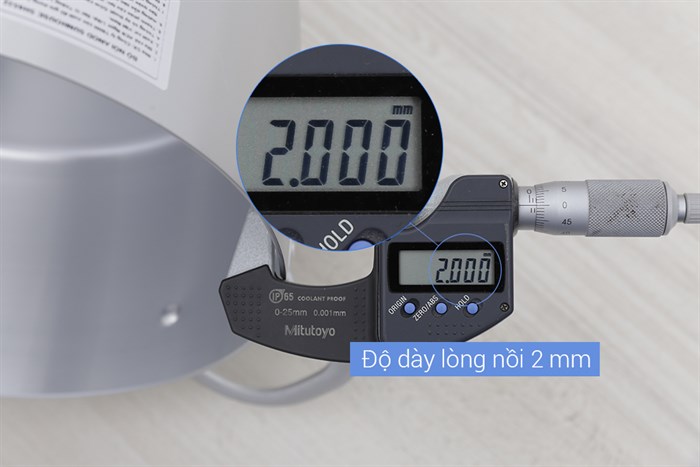 Nồi nhôm anod nắp nhôm 24 cm Sunhouse SH6542-24 Màu Bạc