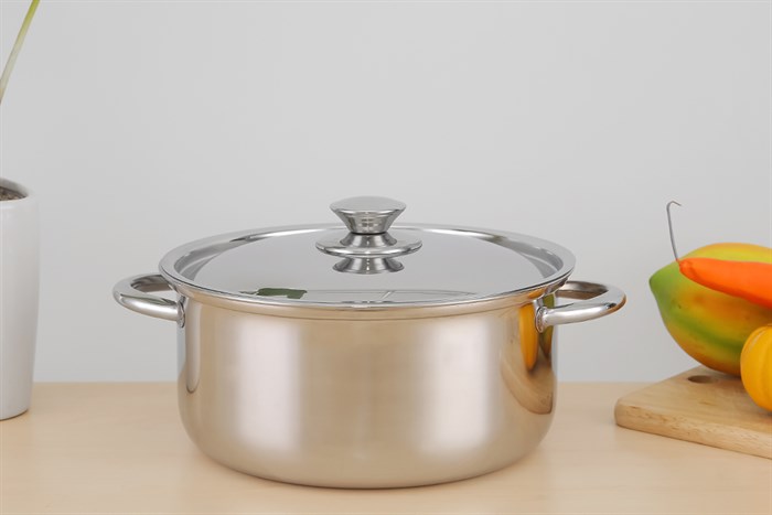 Bộ 3 nồi inox nắp inox Fivestar FS06S2 Màu Inox