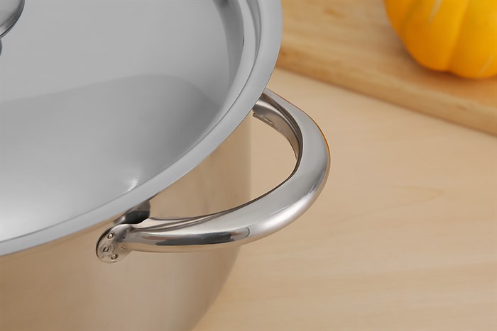 Bộ 3 nồi inox nắp inox Fivestar FS06S2 Màu Inox