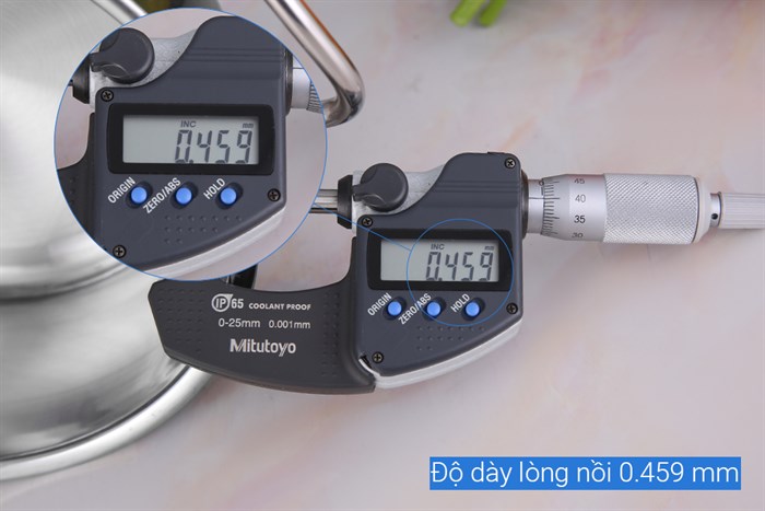 Nồi inox 3 đáy nắp inox 16 cm Fivestar FSN16-SW Màu Inox