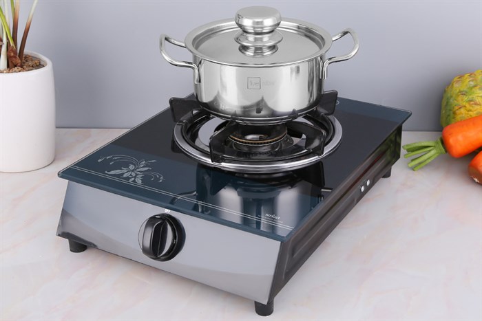 Nồi inox 3 đáy nắp inox 16 cm Fivestar FSN16-SW Màu Inox