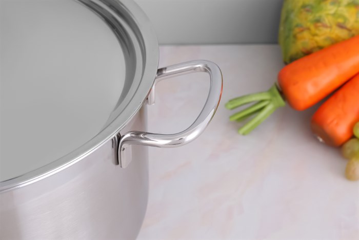 Nồi inox 3 đáy nắp inox 28 cm Fivestar FSN28-SW Màu Inox