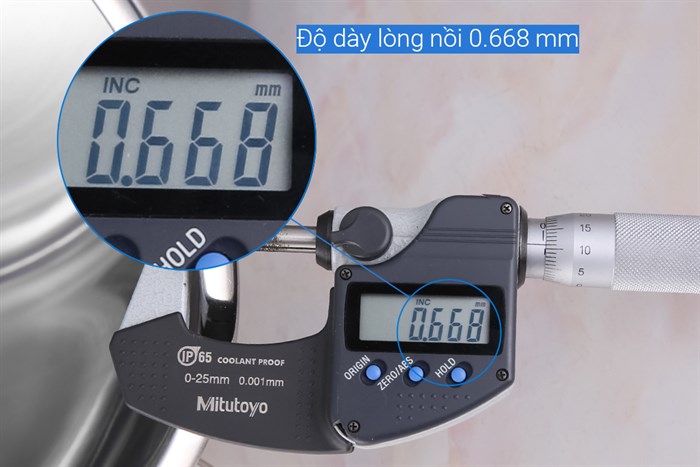 Nồi inox 3 đáy nắp inox 28 cm Fivestar FSN28-SW Màu Inox