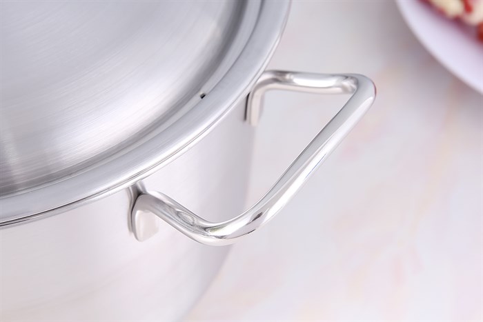 Nồi inox nắp inox 26 cm HT Cook N26-1DHT Màu Bạc Inox