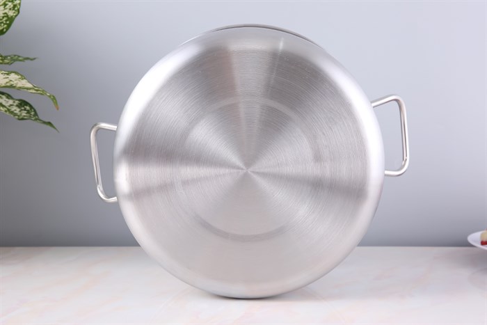 Nồi inox nắp inox 26 cm HT Cook N26-1DHT Màu Bạc Inox