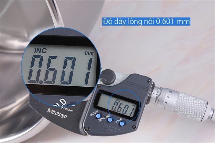 Nồi inox nắp inox 28 cm HT Cook N28-1DHT Màu Bạc Inox