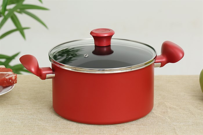 Nồi nhôm chống dính nắp kính 22 cm Tefal So Chef G1354595