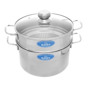 Bộ nồi xửng inox 1 đáy Rainy RNX24-1DTTK 5 lít