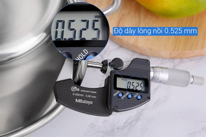 Bộ nồi xửng inox 1 đáy nắp kính 24 cm Delites XR001-24 Màu Bạc