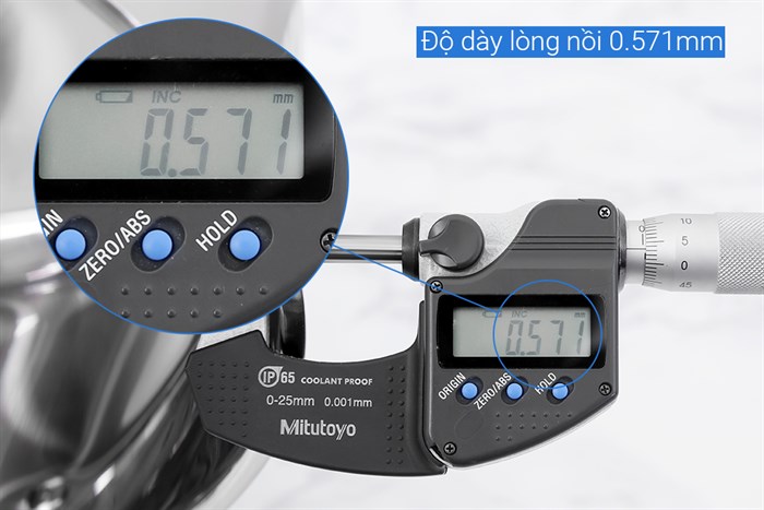 Bộ nồi xửng inox 5 đáy nắp kính 24 cm Sunhouse SHG507-24 Màu Bạc Inox