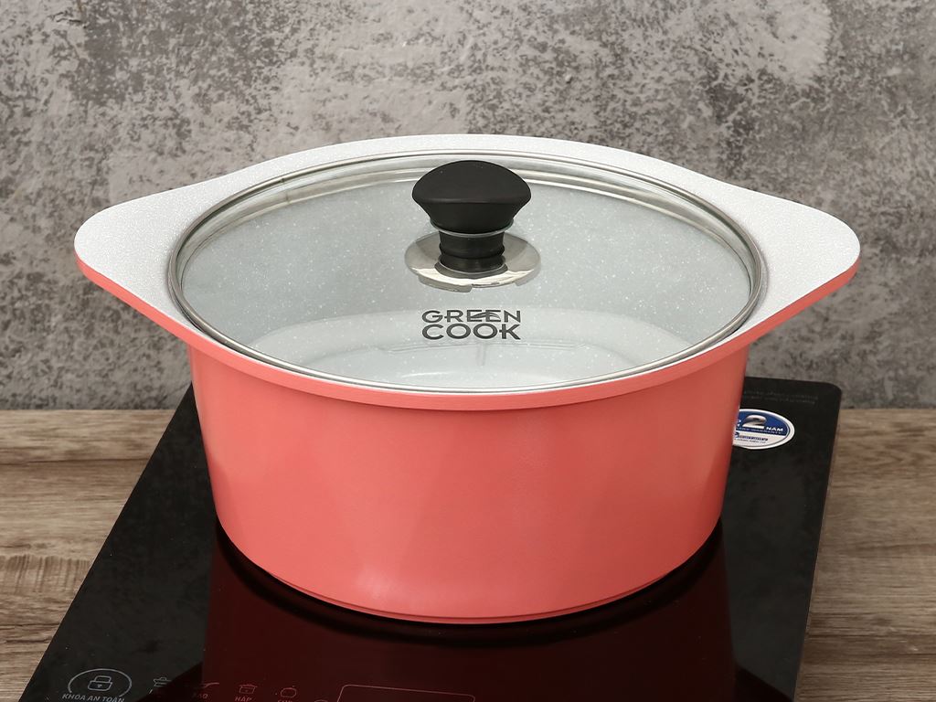 Nồi đúc Ceramic Green Cook GCS02-24IH 24cm 1