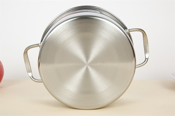 Nồi inox nắp inox 16 cm Sunhouse SHG120-16 Màu Bạc