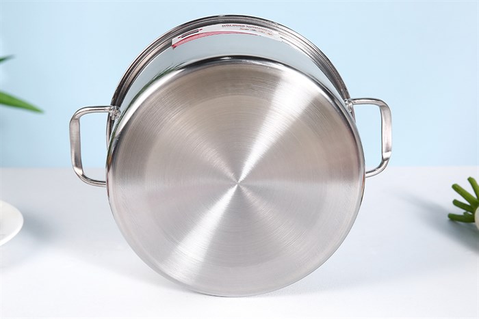 Nồi inox nắp inox 20 cm Sunhouse SHG120-20 Màu Bạc