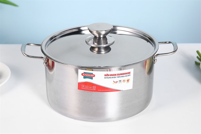 Nồi inox 24 cm Sunhouse SHG120-24