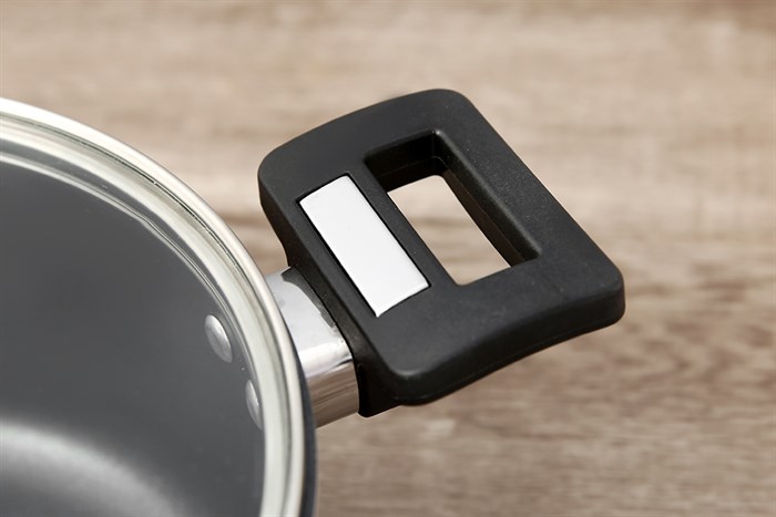 Nồi nhôm chống dính nắp kính 22 cm Hommy NE002-22 Màu Đỏ