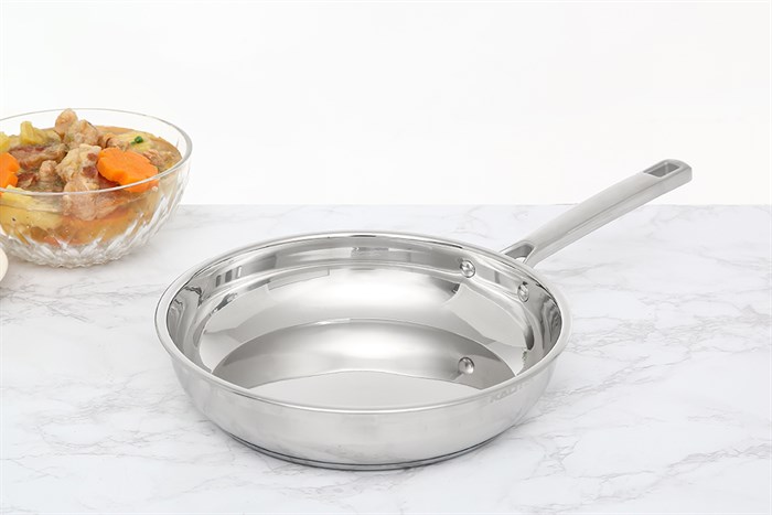 Bộ nồi chảo inox 5 đáy nắp kính Kalite KL-339 Màu Bạc Inox