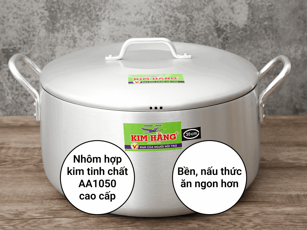 Nồi nhật nhôm Kim Hằng KHG9587 30cm 2
