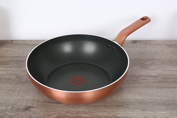 Bộ quánh chảo sạn vá nhôm chống dính Tefal G803S695 Màu Vàng đồng