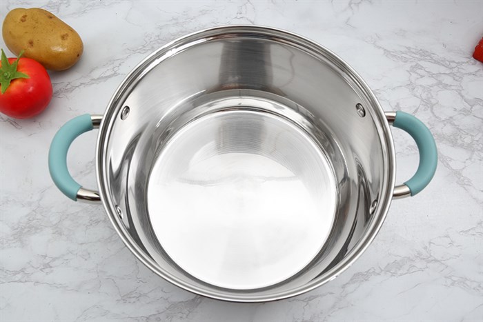 Bộ 2 nồi inox 3 đáy nắp kính Hommy CW-S051-4 Màu Bạc Inox