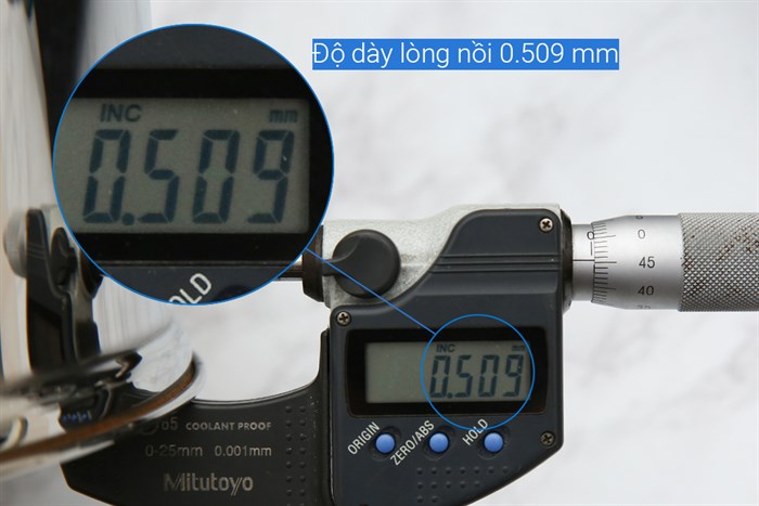 Bộ 2 nồi inox 3 đáy nắp kính Hommy CW-S051-4 Màu Bạc Inox