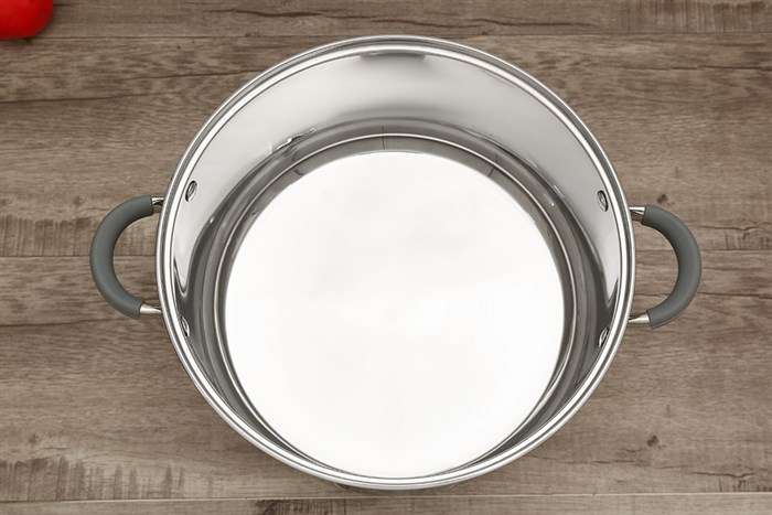 Nồi inox 3 đáy nắp kiếng 28cm Hommy CW-S042-28 Màu Bạc Inox