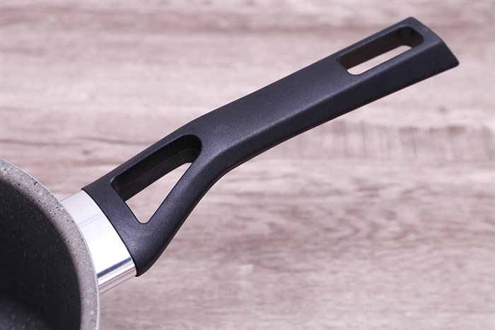 Quánh nhôm chống dính nắp kính 18 cm Kims Cook EARM318H Màu Hồng