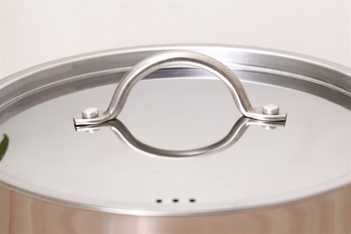 Nồi inox 3 đáy nắp inox 20 cm Delites NE013-20 Màu Inox