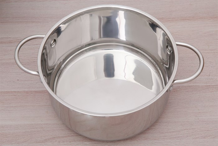 Nồi inox 3 đáy nắp inox 20 cm Delites NE013-20 Màu Inox