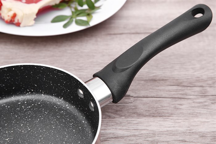 Bộ chảo quánh nhôm chống dính nắp kính Delites BE011-14 Màu Nâu nhạt