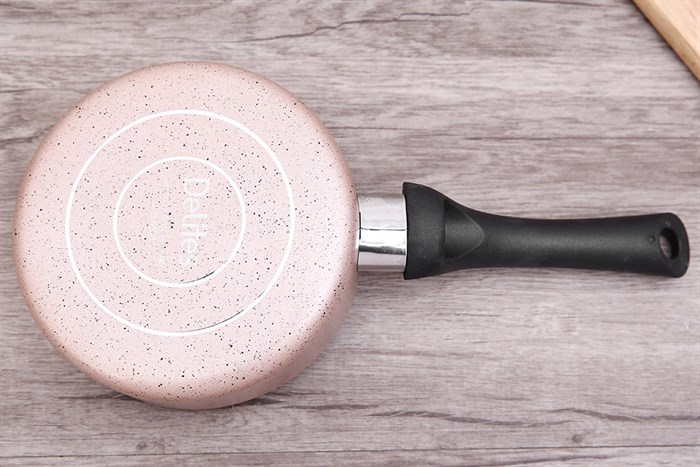 Bộ chảo quánh nhôm chống dính nắp kính Delites BE011-14 Màu Nâu nhạt