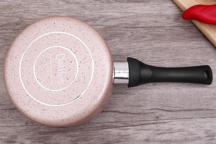 Bộ chảo quánh nhôm chống dính nắp kính Delites BE011-14 Màu Nâu nhạt