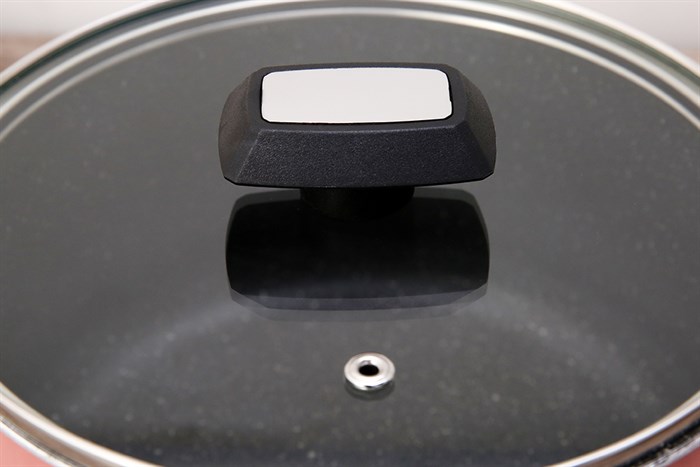 Nồi nhôm nắp kính 20 cm Kims Cook EARM520H Hồng Màu Hồng