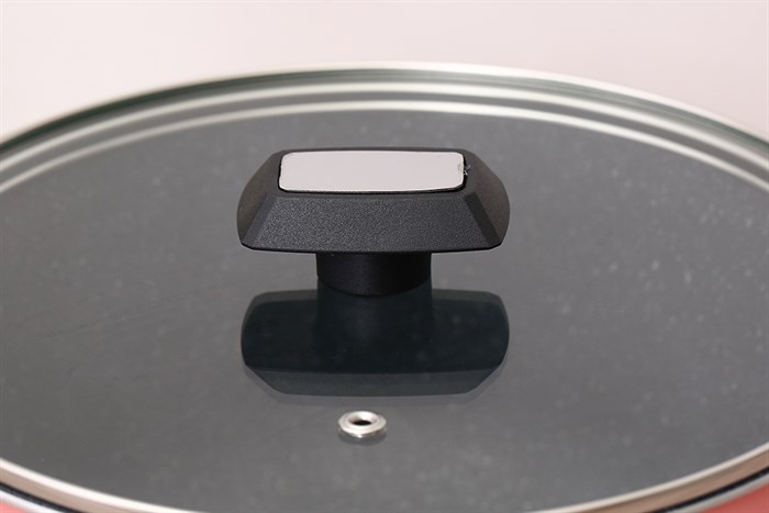 Nồi nhôm nắp kính 24 cm Kims Cook EARM524H Hồng Màu Hồng