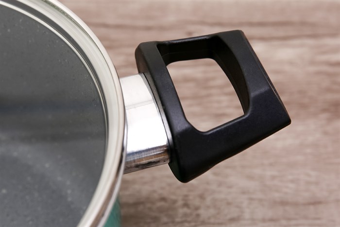 Nồi nhôm nắp kính 20 cm Kims Cook EARM520H Xanh Màu Xanh