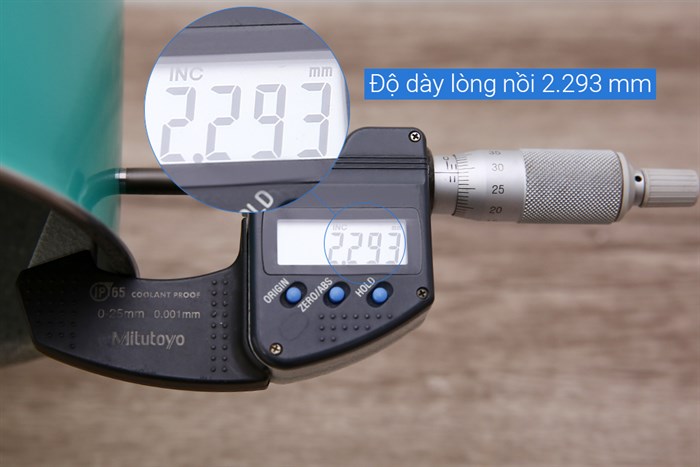 Nồi nhôm nắp kính 20 cm Kims Cook EARM520H Xanh Màu Xanh