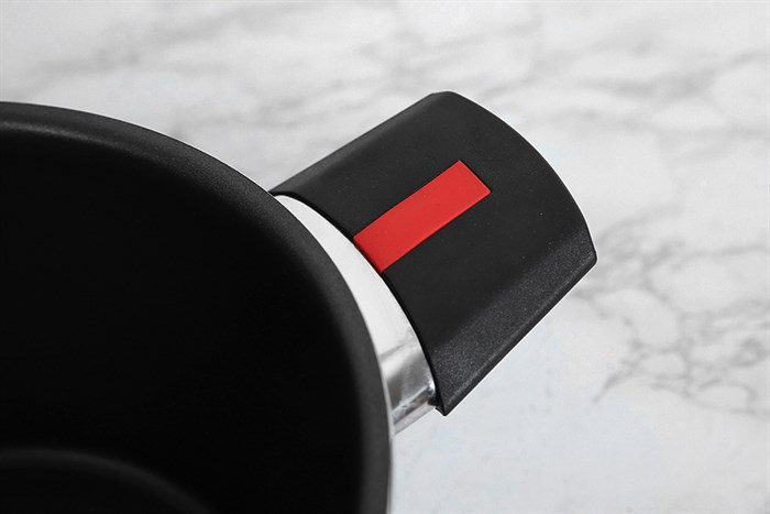 Nồi nhôm nắp kính 20 cm Kims Cook NAB520 Màu Đen