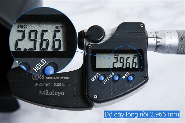 Nồi nhôm nắp kính 24 cm Kims Cook SB524 Màu Đen