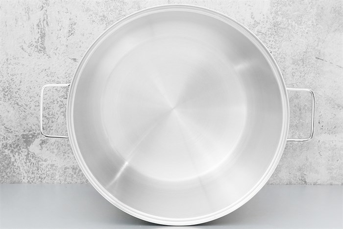 Nồi inox 3 đáy nắp kính 32 cm Happycook NC-32G Màu Inox