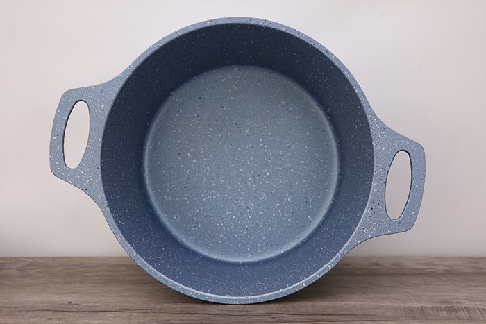 Nồi nhôm chống dính nắp kính 24 cm Sunhouse SHG2024MMA Màu Xanh