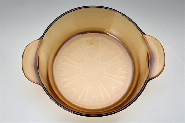 Nồi thủy tinh nắp thủy tinh 19 cm Luminarc Amberline Granite 1.5 lít Màu Nâu